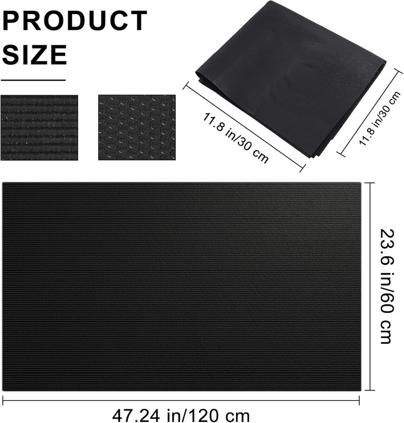 Wiojtry Pet Crate Floor Protection Mat, Mat for Under Dog Crate, 23.6" x 47.2" XL Thin Cut to Fit Design Washable Floor Covering Reusable Waterproof Non Slip Rug Whelping Pad for Pet (X-Large) - Image 2